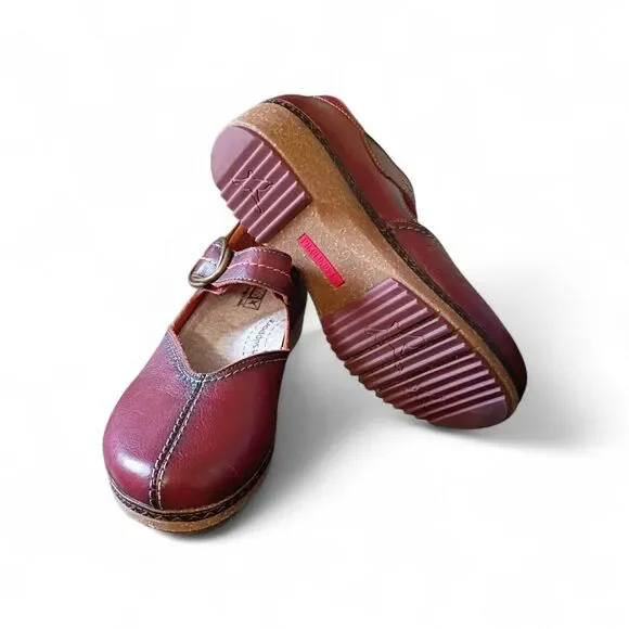 PIKOLINOS GRANADA Shoes US 6.5 7 EU 37 Closed Toe Leather Mary Jane Arcilla - Picture 5 of 5